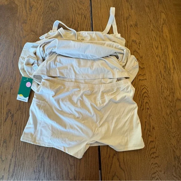 SoftlyZero™ Plush 2-in-1 Pocket Flare Mini Active Dress-Easy Peezy Tennis Sporty - Picture 11 of 15